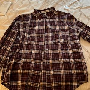 Elizabeth and James Plaid Buttondown Shirt